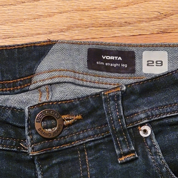 Volcom Brand slim straight leg jeans - Picture 2 of 9